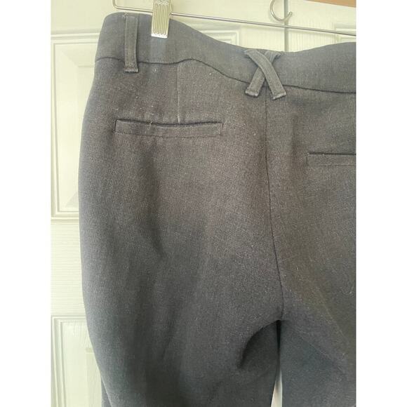 Anthropologie Cartonnier Charcoal Gray Seamed Charlie Ankle Pants • Size 0 ⬇️ - Picture 4 of 4